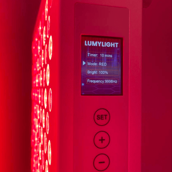 lumy red digitaal bedieningsscherm